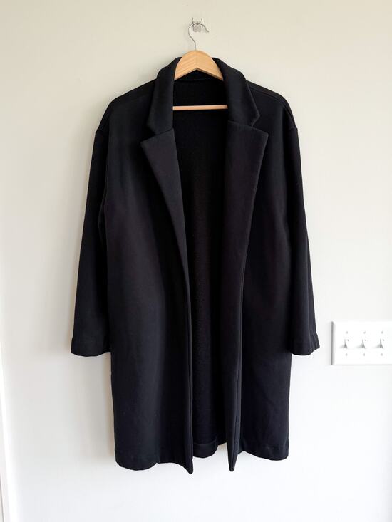Vuori Jackets & Blazers - Vuori Soho Meton Open-Front MId Length Trench Coat Black XS